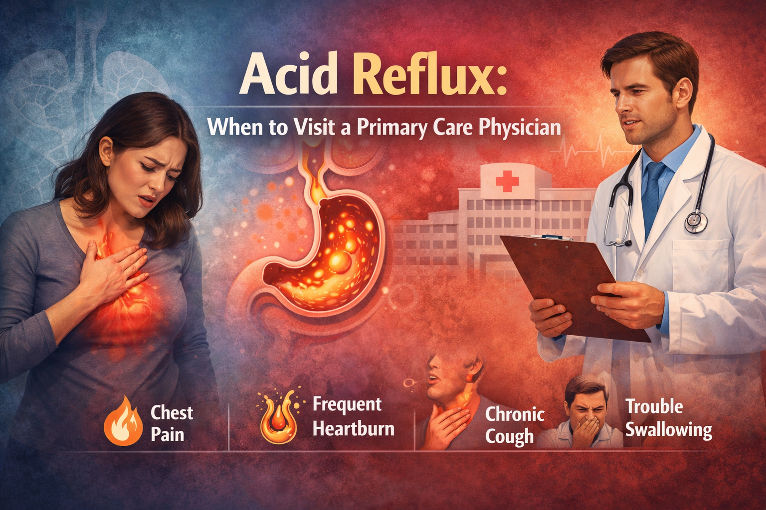 Acid Reflux Explained: Warning Signs, Causes, and When to See a Primary Care Doctor
