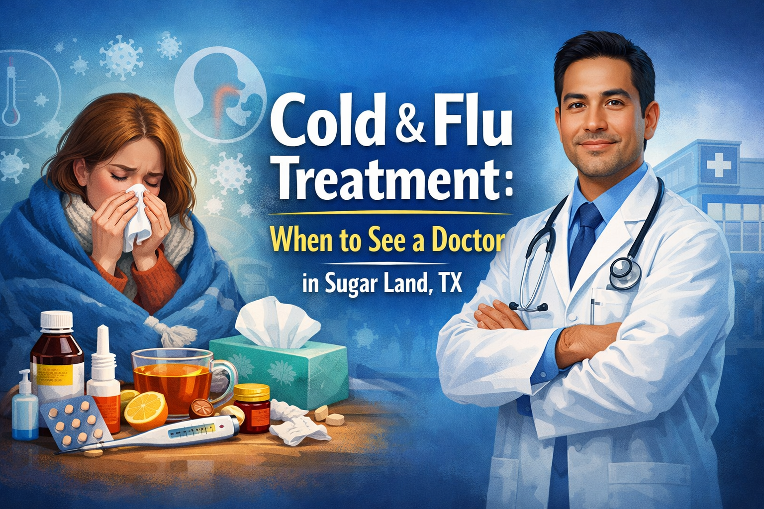 Cold and Flu Treatment: When to See a Doctor in Sugar Land TX