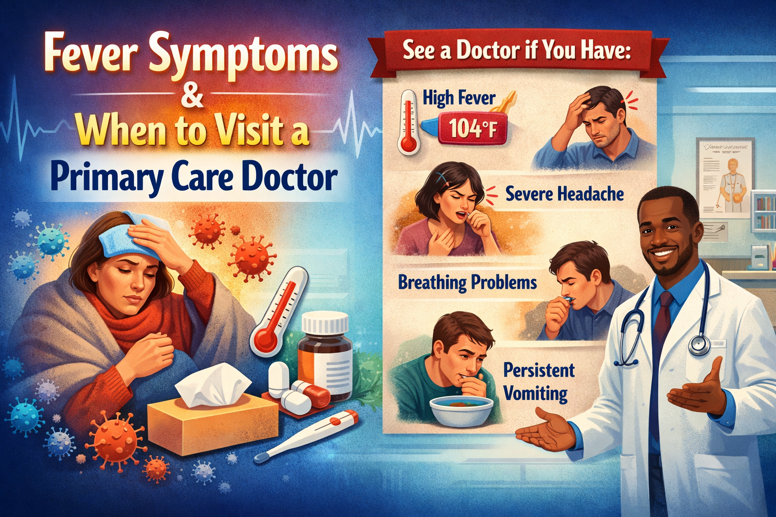 Fever Symptoms and When to Visit a Primary Care Doctor