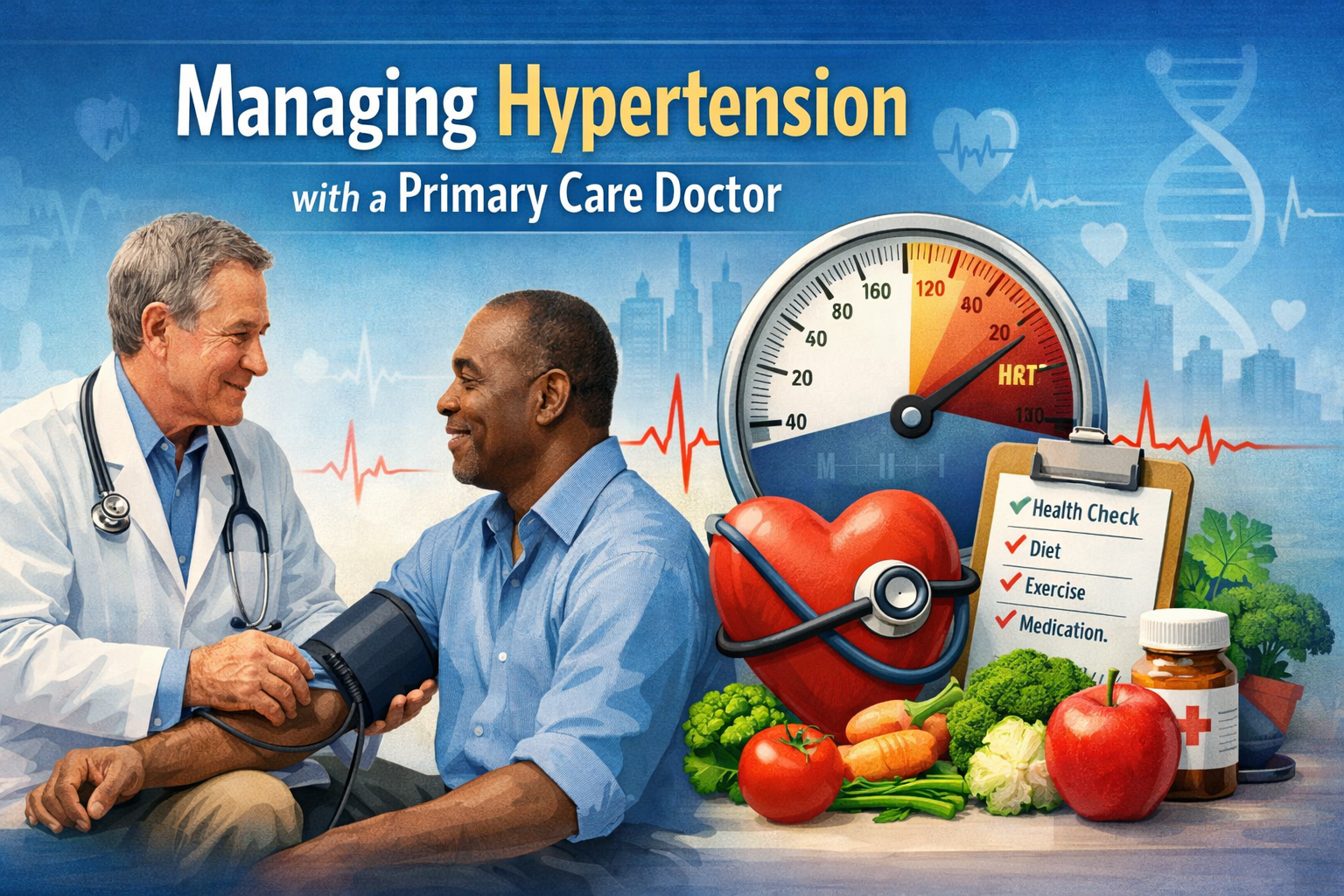 Managing Hypertension with a Primary Care Doctor: A Complete Guide to Long-Term Blood Pressure Control and Better Heart Health