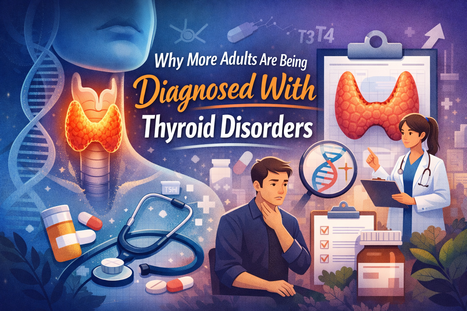 Why More Adults Are Being Diagnosed With Thyroid Disorders